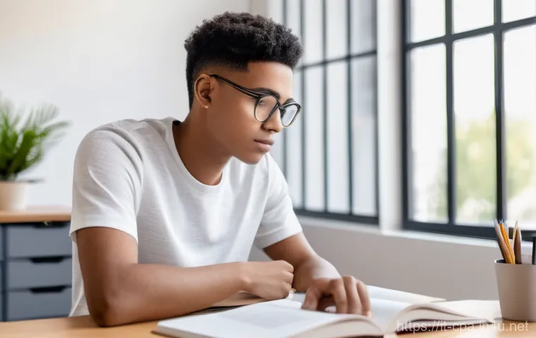 CPA 시험과정에서의 집중력 유지법 - Image Prompt 1: The Optimized Study Sanctuary**