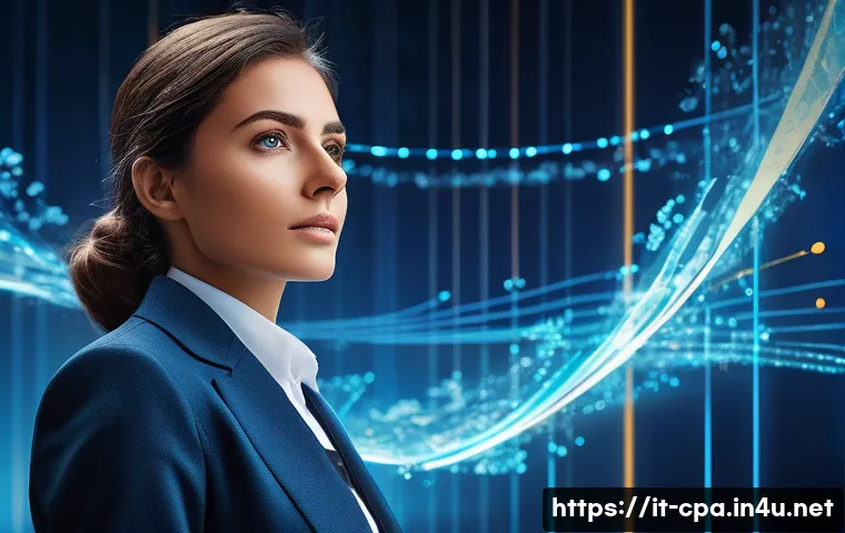 CPA와 비즈니스 인사이트 - A focused Italian business professional, male or female, dressed in smart business attire, confident...