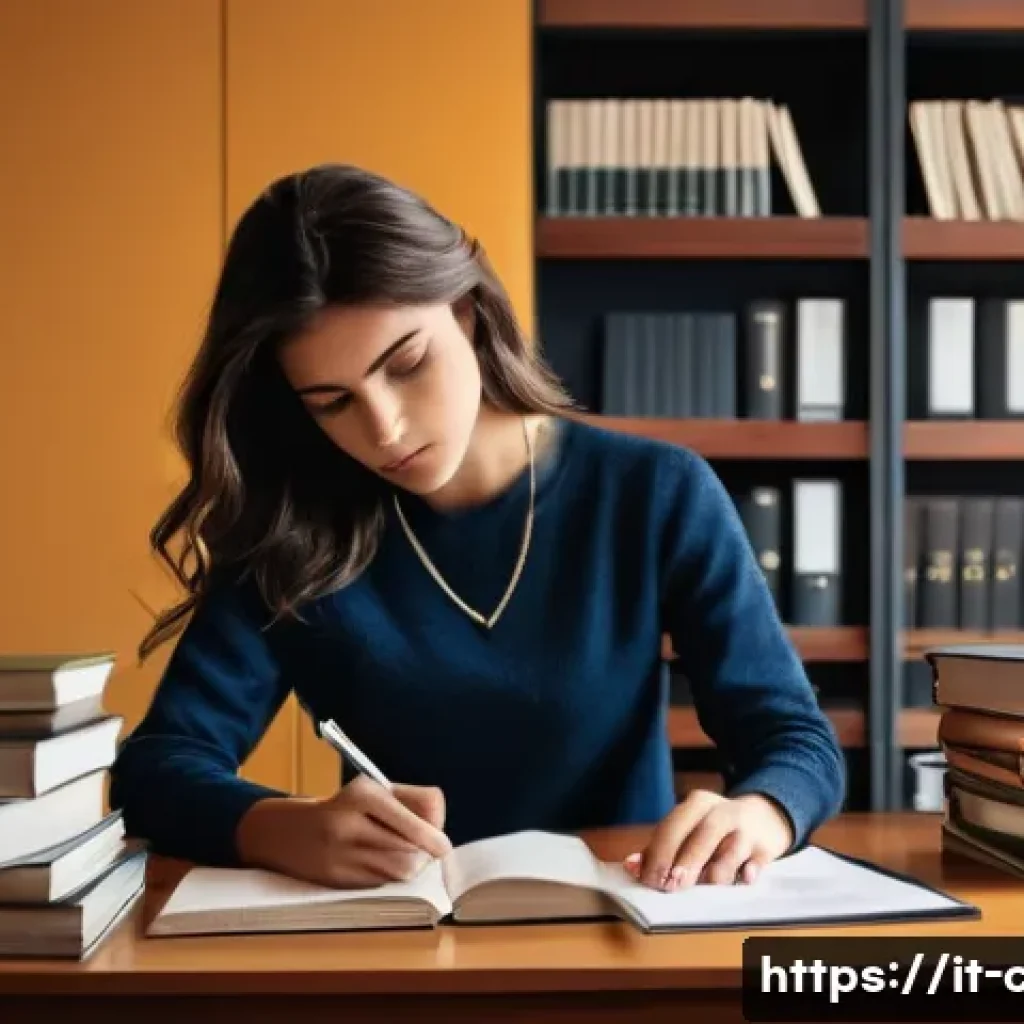 CPA 준비생 자기소개서 작성법 - **Prompt:** A determined young Italian professional, appearing to be in their late twenties or early...