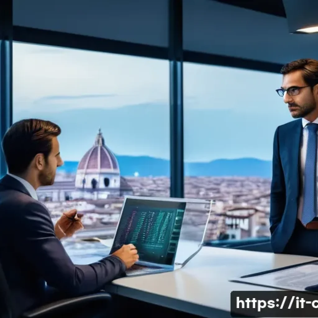 공인회계사 세법 개정사항 반영법 - **Prompt:** A discerning Italian financial consultant, dressed in smart business attire, intensely s...