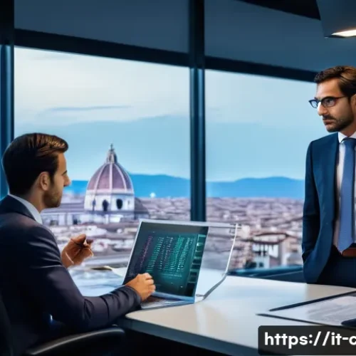 공인회계사 세법 개정사항 반영법 - **Prompt:** A discerning Italian financial consultant, dressed in smart business attire, intensely s...