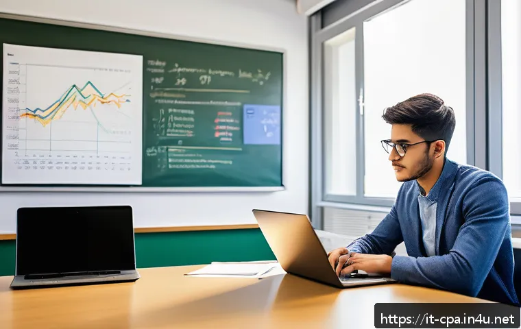 CPA 시험에 유리한 대학 전공 - A bright university classroom in Italy with diverse students attentively studying accounting and fin...