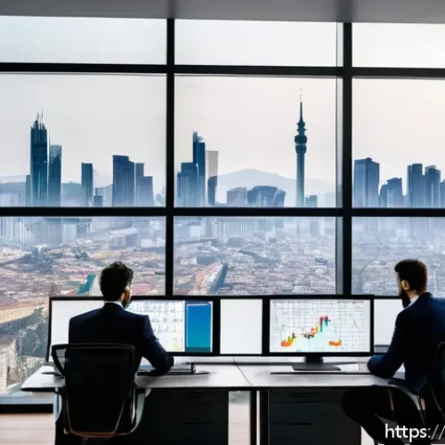 Home 31 CPA와 기업 재무 분석 - A modern Italian corporate office environment where a diverse team of professionals analyzes financi...